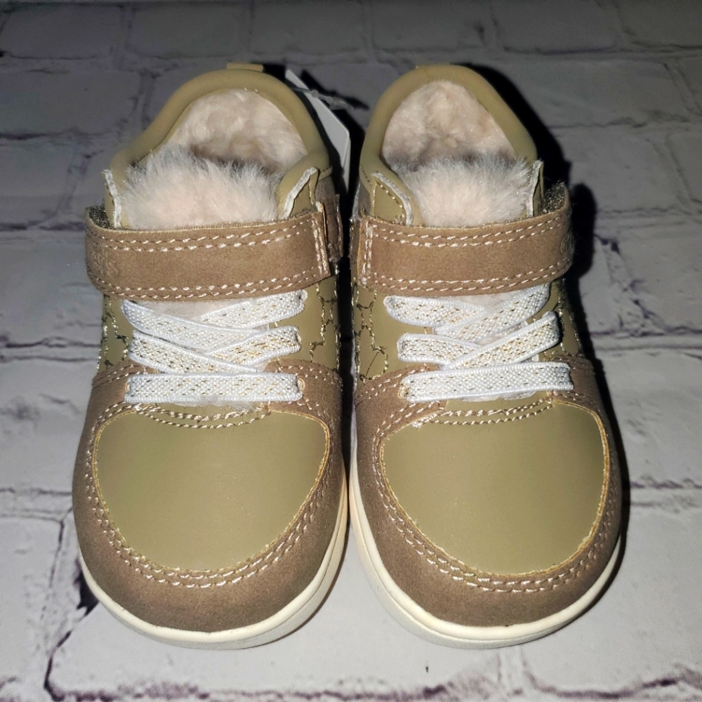 Carter's Every Step Girl Infant 1st Walker Fort Go Fashion Sneaker size 5 12-18m